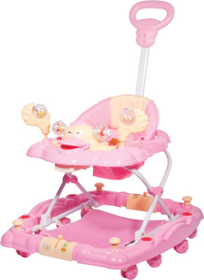 

MeeMee Musical Walker & Rocker With Parent Rod(Pink)