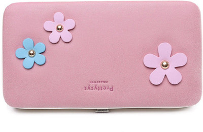 

BANQLYN Women Casual Pink Fabric Wallet(4 Card Slots), Multi