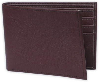 

just click Men Maroon Artificial Leather Wallet(5 Card Slots)
