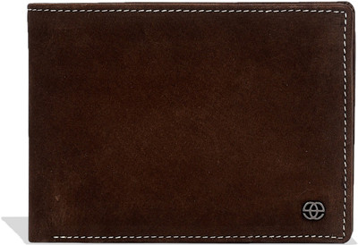 

Eske Men Brown Genuine Leather Wallet(4 Card Slots)