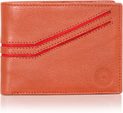 

POLLSTAR Men Tan Genuine Leather Wallet(6 Card Slots)