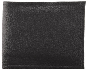 LeeRooy Men Black Artificial Leather Wallet(3 Card Slots)