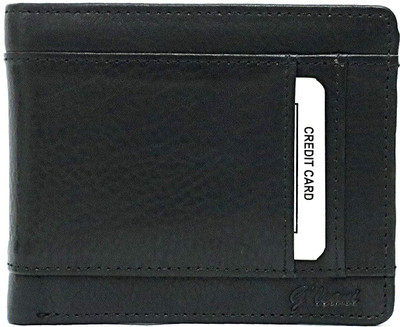 

G'leani Men Casual Black Genuine Leather Wallet(4 Card Slots)