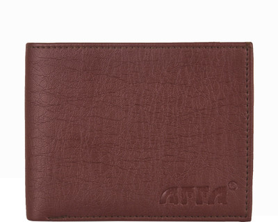 

AFFA Men Brown Artificial Leather Wallet(11 Card Slots)