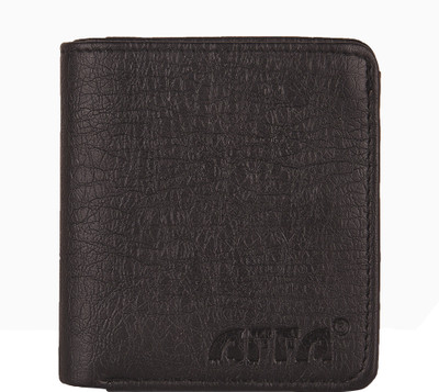 

AFFA Men Black Artificial Leather Wallet(8 Card Slots)