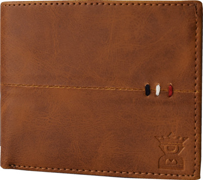 

DESIGN & CUT Men Brown Genuine Leather Wallet(9 Card Slots)