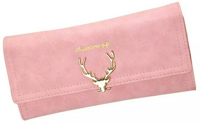 

victory royal Women Pink Artificial Leather Wallet(10 Card Slots)