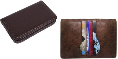 

Peacock Mundkar Boys Brown Artificial Leather Card Holder(8 Card Slots)
