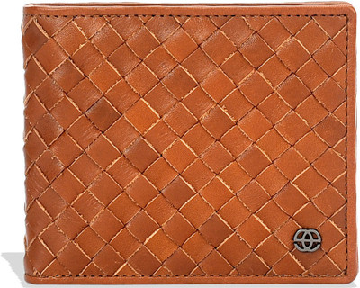 

Eske Men Khaki Genuine Leather Wallet(6 Card Slots), Dktan