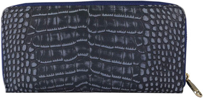 

G'leani Women Casual Blue Genuine Leather Wallet(7 Card Slots)