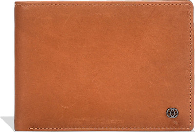 

Eske Men Khaki Genuine Leather Wallet(4 Card Slots), Dktan