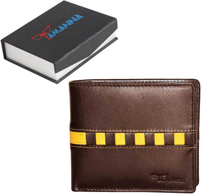 

Tamanna Men Brown, Yellow Genuine Leather Wallet(6 Card Slots)