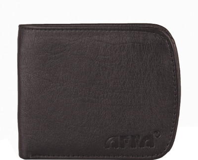 

AFFA Men Black Artificial Leather Wallet(4 Card Slots)