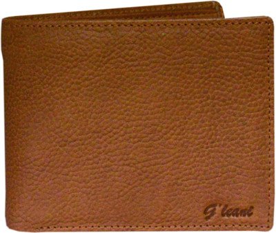 

G'leani Men Formal Tan Genuine Leather Wallet(5 Card Slots)