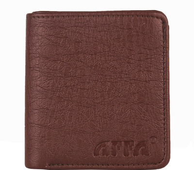 

AFFA Men Brown Artificial Leather Wallet(8 Card Slots)