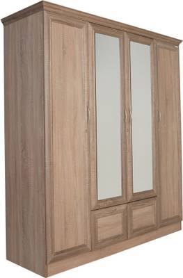 Wardrobe with top mirror godrej