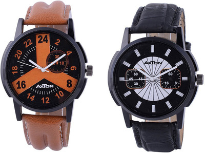 

AXTON AXG-2015 Analog Multicolor Dial Unisex Watch - (Pack of 2) Watch - For Men