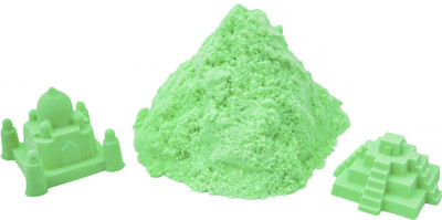 

AsianHobbyCrafts Kinetic Sand for Sand Modeling, Kids Activities, DIY Crafts : 980g : Green
