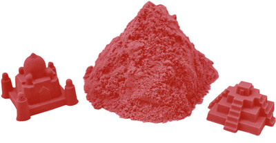 

AsianHobbyCrafts Kinetic Sand for Sand Modeling, Kids Activities, DIY Crafts : 980g : Red