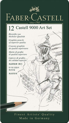 

Faber-Castell 9000 art set of 12 pencils -Pack of 3