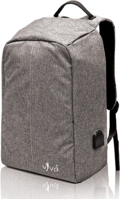 

Viva Global AntiTheft Backpack 0 Laptop Backpack(Grey)