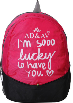 

AD & AV 115_BACKPACK_BIGPINK 30 L Backpack(Pink, Black)