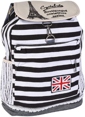 

vamsum Backpack 20 Backpack(Multicolor), Black;white