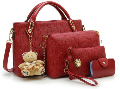 LACIRA BA001RED Waterproof Shoulder Bag(Red, 12 inch)