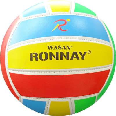 

Wasan Ronnay Volleyball Multicolour Size  - 12 Years and Above Volleyball - Size: (Pack of 1, Multicolor