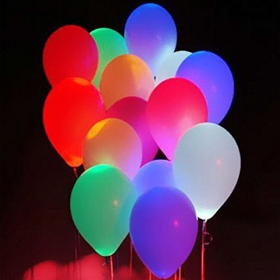 

Smartcraft Solid LED Balloons - Pack of 50 Balloon(Multicolor, Pack of 50)
