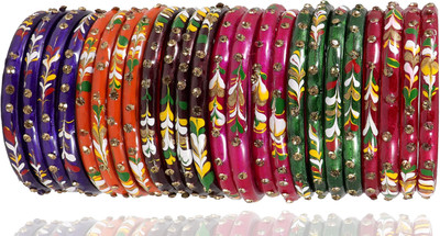 NMII Glass Bangle Set(Pack of 24)