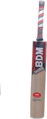 

BDM HUNK NATURAL WHITE English Willow Cricket Bat(, 1100