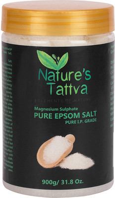 

Nature's Tattva Epsom Salt or Magnesium Sulphate for Bath, Foot & Refreshing Body Spa, 900g(900 g)