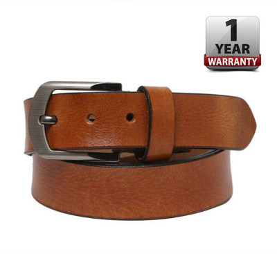 

DMX Men Casual Tan Genuine Leather Belt