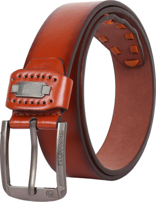 

Friendskart Men Casual, Formal, Party, Evening Brown Artificial Leather Belt