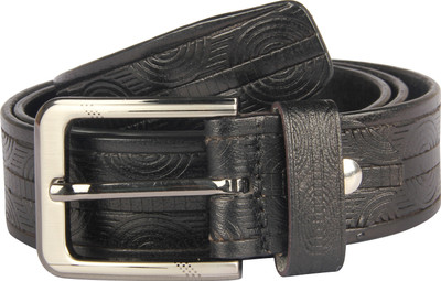 

Raza Men Casual Black Genuine Leather Belt