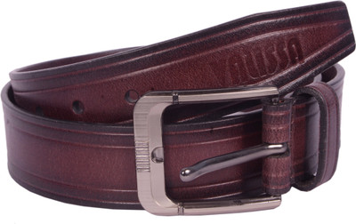 

VALISSA Men Casual, Party, Formal Maroon Genuine Leather Belt, Cherry