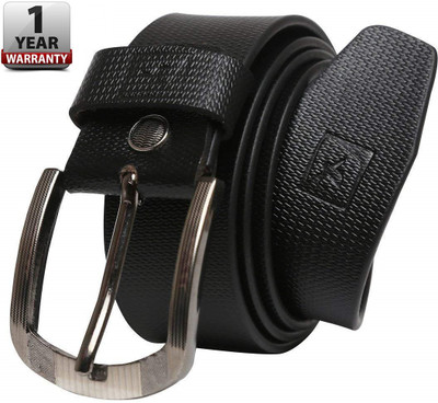 

DMX Men Party, Casual Black Genuine Leather Belt