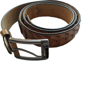 

YASH INDIA Men Brown Genuine Leather Belt