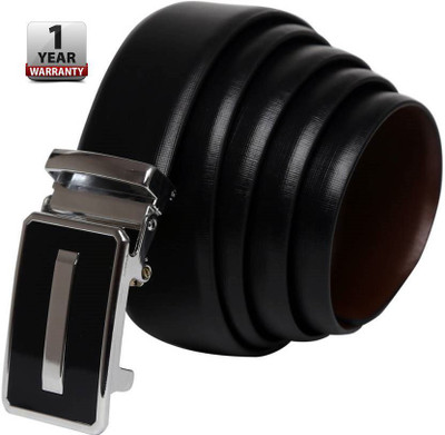 

DMX Men Formal, Casual Black Genuine Leather Reversible Belt, Black & brown