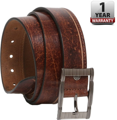 

DMX Men Casual Brown Genuine Leather Belt