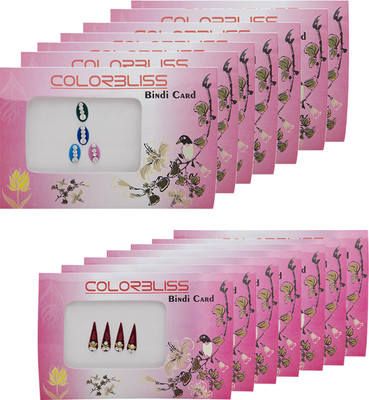 

NutriGlow NGA153 Set of 14 Bindi Packets Multicolor Bindis(Stick on)