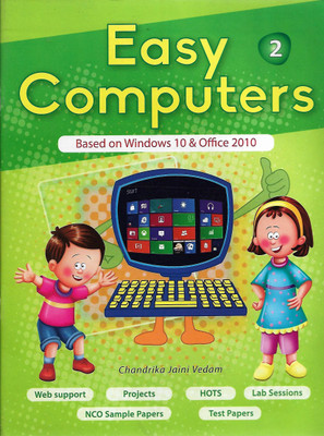 GOOD LUCK , EASY COMPUTERS CLASS - 2 BASED ON WINDOWS 10 & OFFICE 2010 )(English, Paperback, CHANDRIKA JAIN VEDAM)