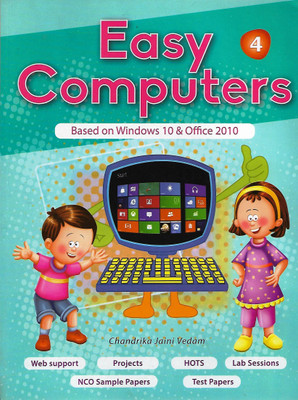 GOOD LUCK , EASY COMPUTERS CLASS - 4 BASED ON WINDOWS 10 & OFFICE 2010 )(English, Paperback, CHANDRIKA JAIN VEDAM)
