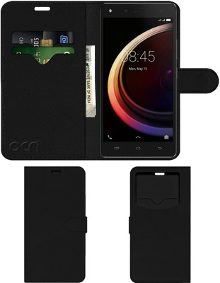 ACM Flip Cover for Infinix Hot 4 Pro(Black, Cases with Holder, Pack of: 1)