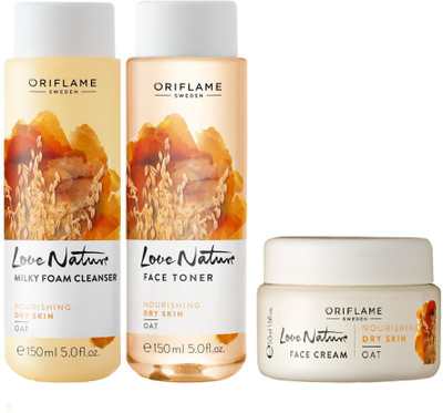 

Oriflame Sweden Love Nature Oat Combo (For Dry Skin)(Set of 3)