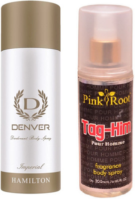 

Pink Root TAG-HIM MIST 200ML WITH DENVER IMPERIAL DEO(Set of 2)