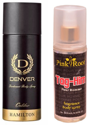 

Pink Root TAG-HIM MIST 200ML WITH DENVER CALIBER DEO(Set of 2)