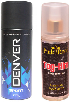 

Pink Root TAG-HIM MIST 200ML WITH DENVER RIDER DEO(Set of 2)