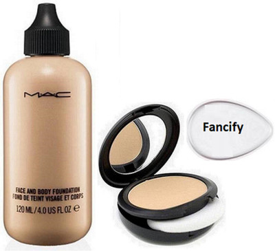 

Fancify Spounge Puff,Mac Face & Body Foundation,2 Way Compact(Set of 3)